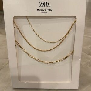 Zara set necklace Monday to Friday 🔥🔥 NWT